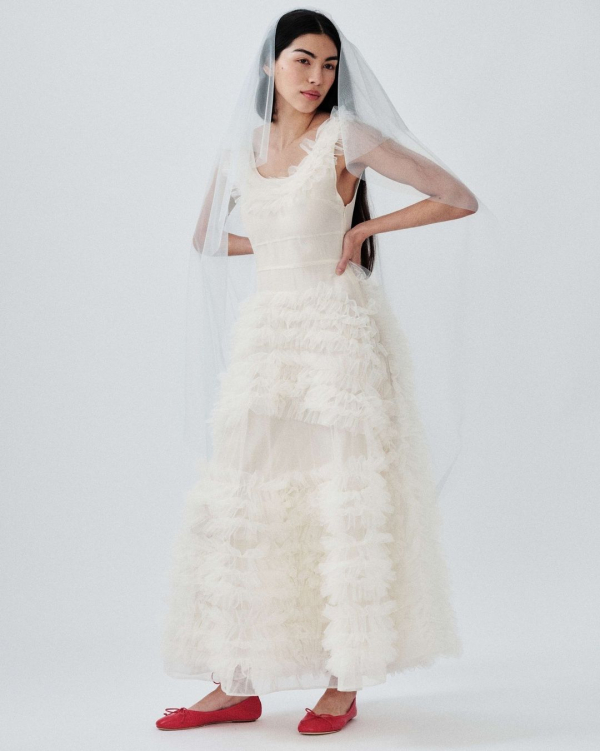 Molly Goddard's Wedding Dress Collection 2024 | Fashion Designer for Brides