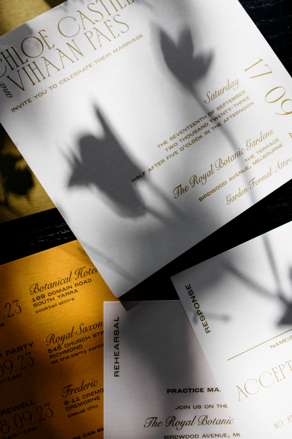 Royal Botanic Gardens Wedding Editorial