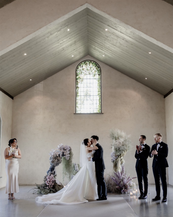 Floral and Pearl Wedding at Stones of the Yarra Valley | Christina & Nicholas Wedding Celebration in Australia