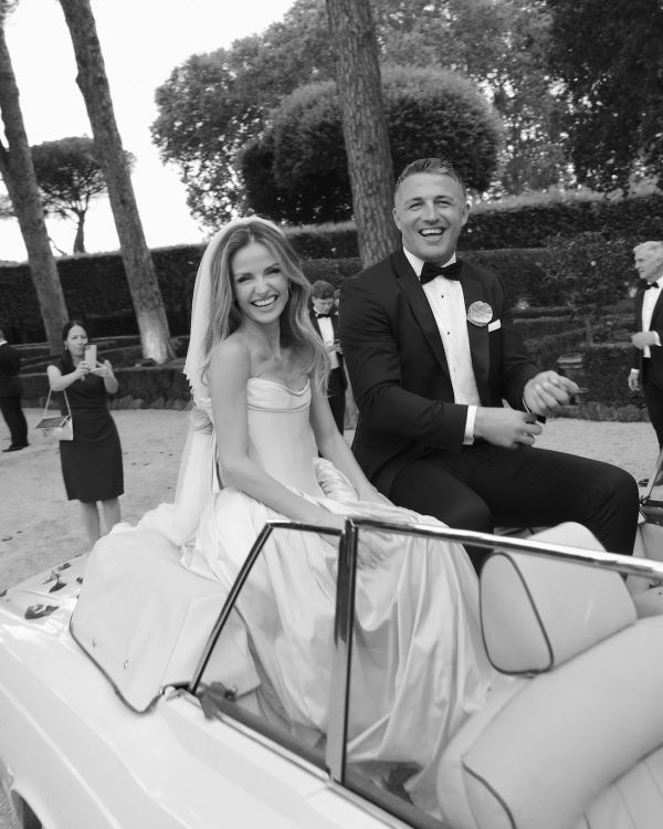 An Elegant & Dreamy Italian Wedding in a Historic Roman Villa