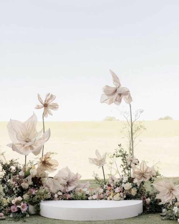 Trend: Giant Paper Flower Installations