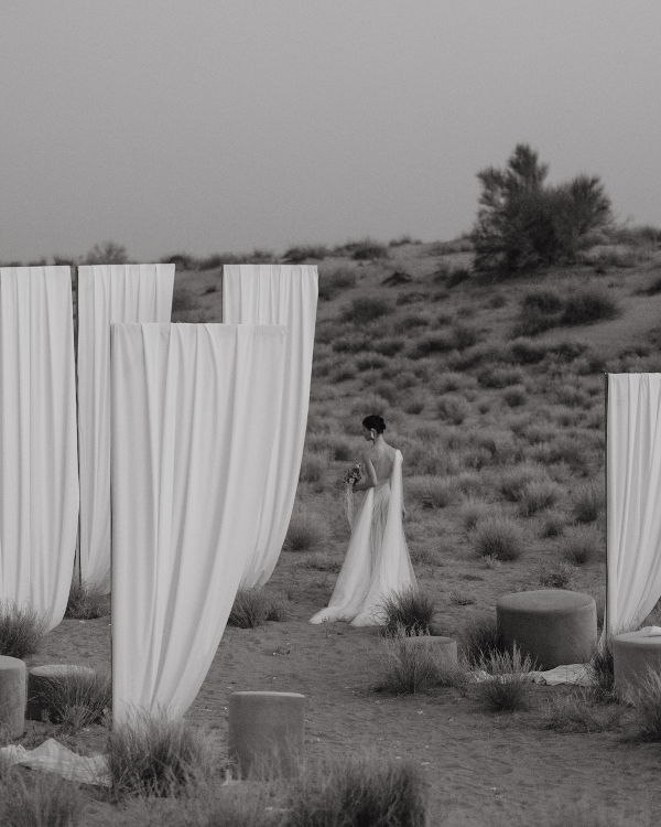 An Ethereal & Otherworldly Wedding in the Arabian Desert