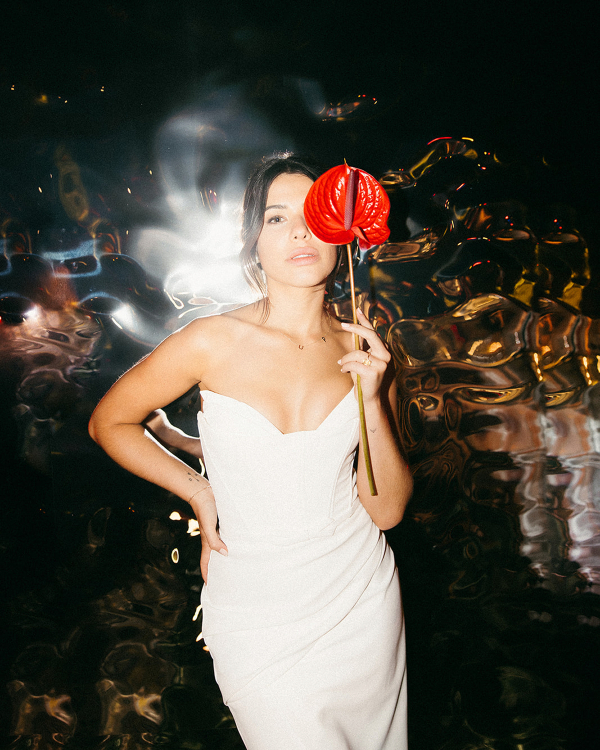 A Bold Cherry Red Wedding Amongst a Spanish Garden Villa