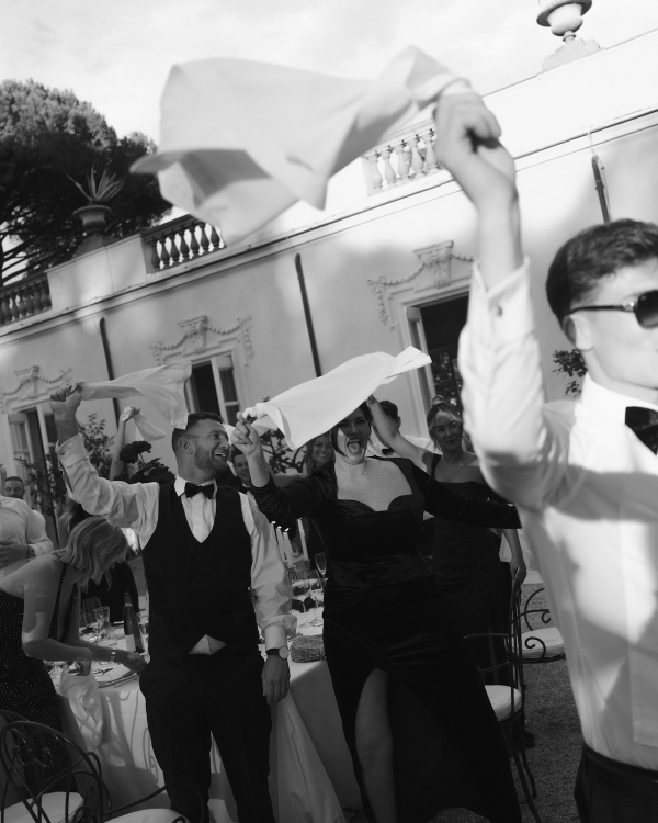 An Elegant & Dreamy Italian Wedding in a Historic Roman Villa