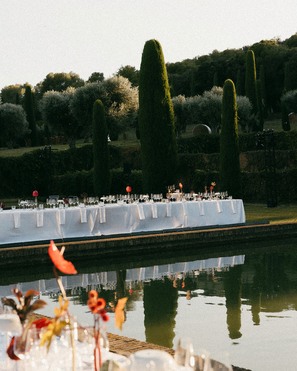 A Bold Cherry Red Wedding Amongst a Spanish Garden Villa