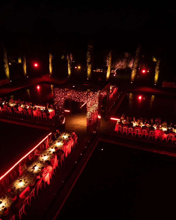 A Bold Cherry Red Wedding Amongst a Spanish Garden Villa