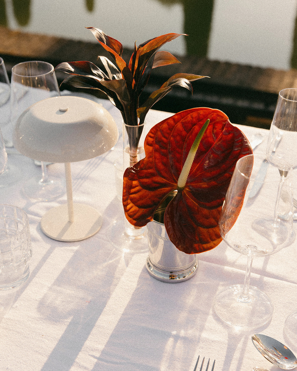 A Bold Cherry Red Wedding Amongst a Spanish Garden Villa