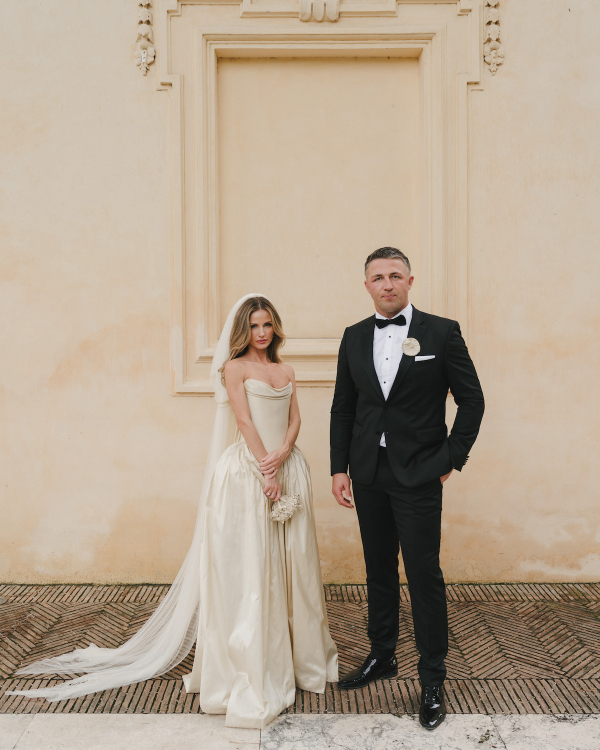 An Elegant & Dreamy Italian Wedding in a Historic Roman Villa
