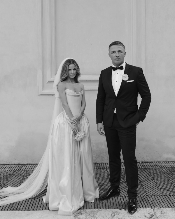 An Elegant & Dreamy Italian Wedding in a Historic Roman Villa