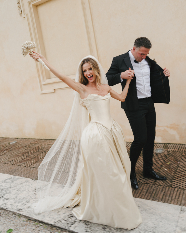 An Elegant & Dreamy Italian Wedding in a Historic Roman Villa