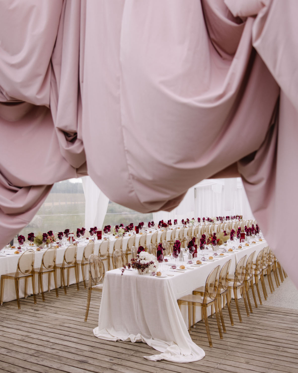 A Blush and Berry-Infused Wedding at a Luxurious Australian Estate