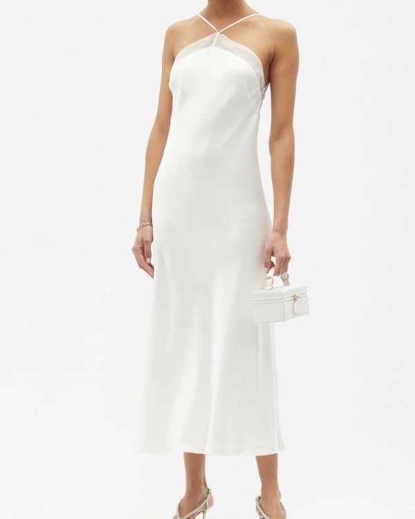 Top 15 Halterneck Wedding Dresses | Danielle Frankel | Best Halter Neck Wedding Gown | Photo