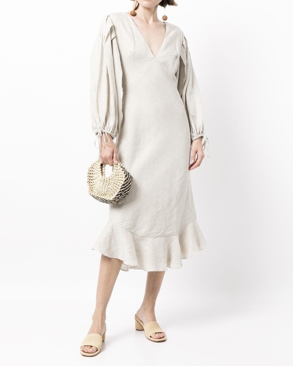 Top 10 White Linen Wedding Dresses for Summer | Stylish Linen Outfits for Weddings