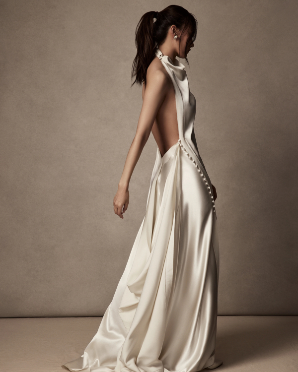 Top 15 Halterneck Wedding Dresses | Danielle Frankel | Best Halter Neck Wedding Gown | Photo