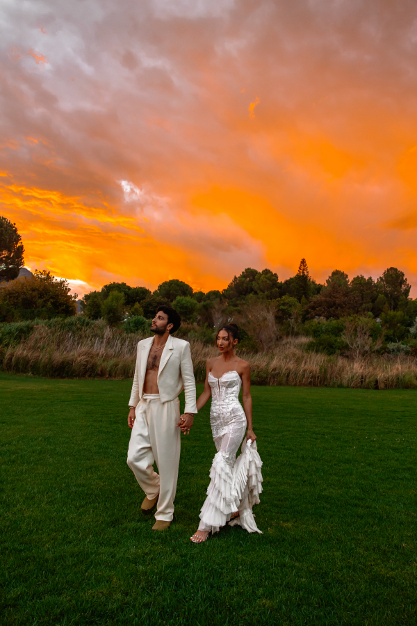 Burning Man Inspired Wedding in Cape Town, South Africa | Boschendal Venue | Dress Code, Ideas for Wedding