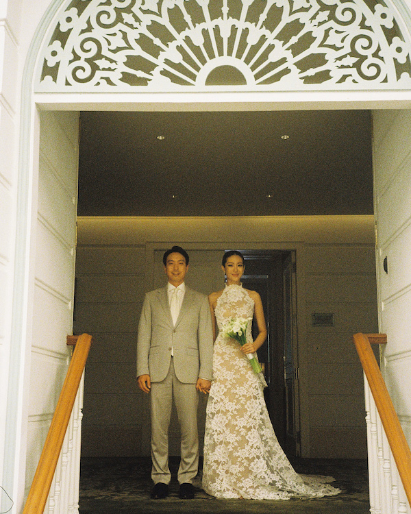 Chic Bangkok Wedding | Gorgeous Blueberry Wedding Cake