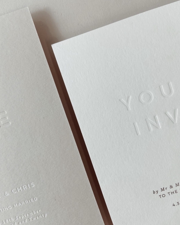Minimalist Wedding Invitations Inspiration | Ideas for Your Minimalist Bridal Invitations