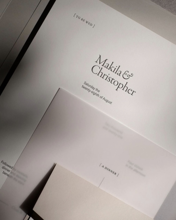 Minimalist Wedding Invitations Inspiration | Ideas for Your Minimalist Bridal Invitations