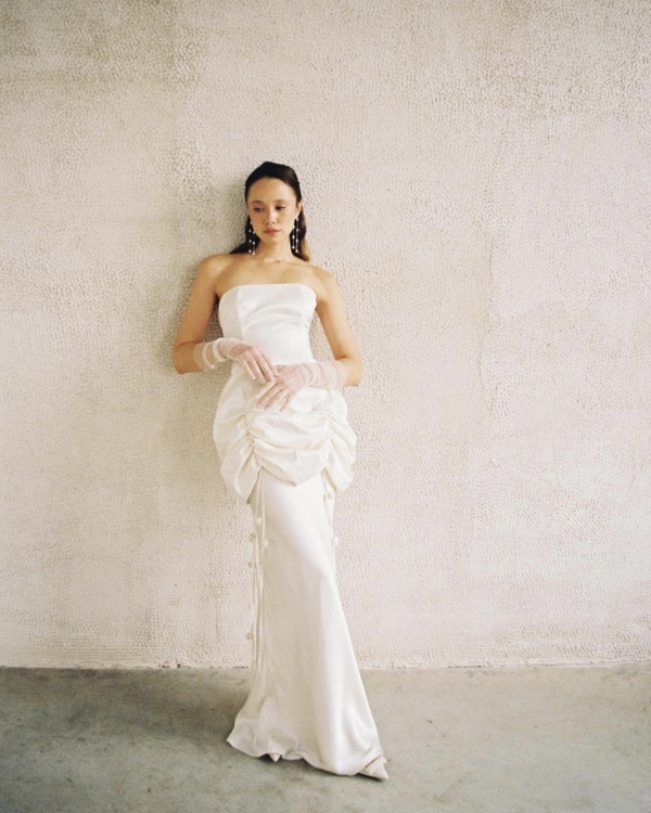Beautiful and Trendy Wedding Dresses with Draped Details | Draped Bridal Inspiration