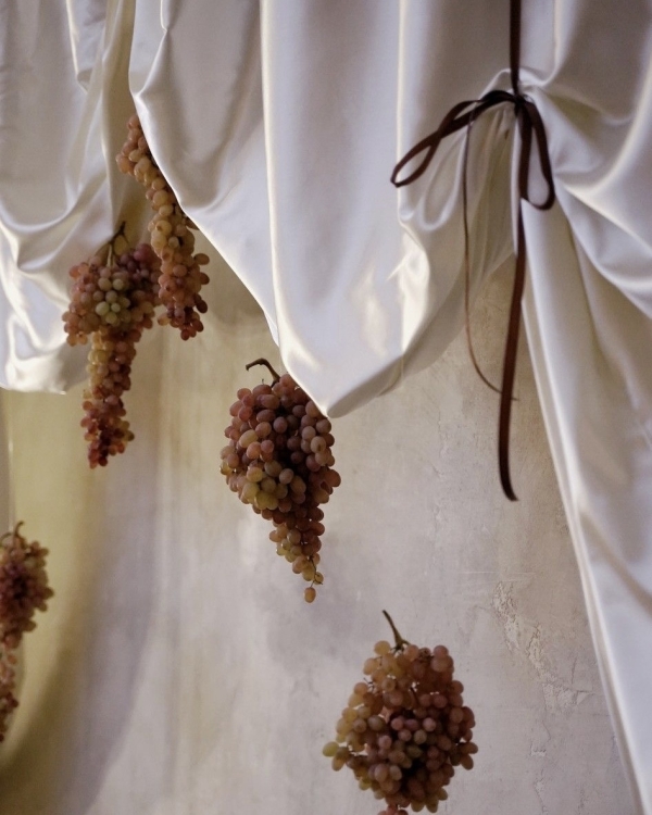 Classical European for Wedding Decor | Draped Fabrics, Candles, and Antique Silverware