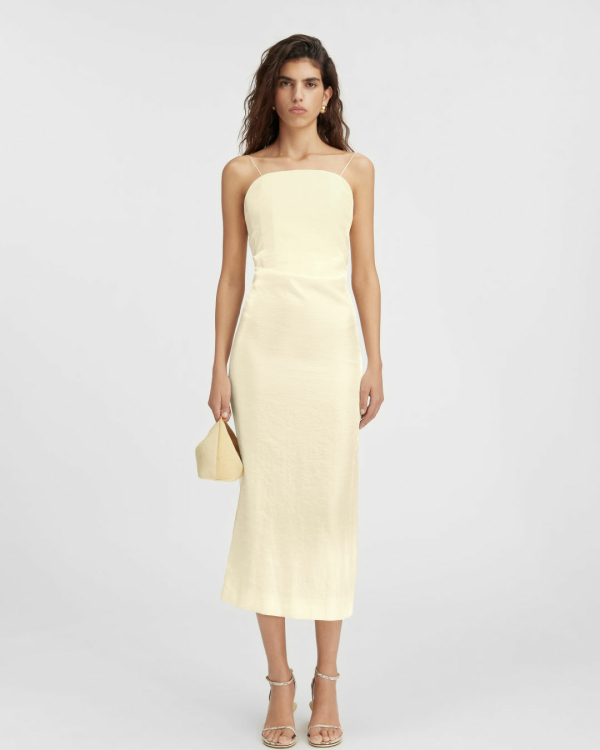 Butter Yellow Bridesmaid Dress Edit