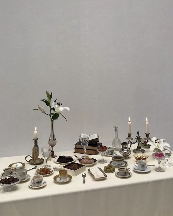 Classical European for Wedding Decor | Draped Fabrics, Candles, and Antique Silverware