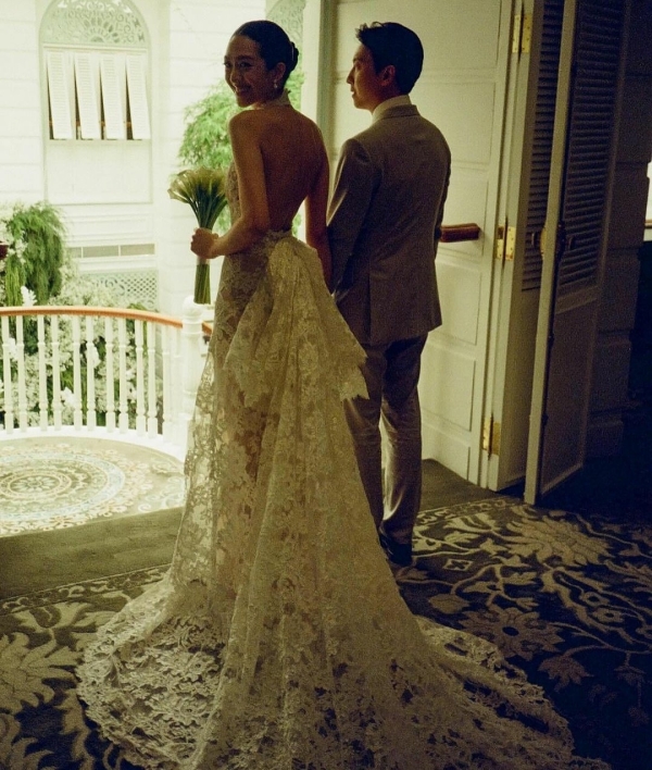 Chic Bangkok Wedding | Gorgeous Blueberry Wedding Cake