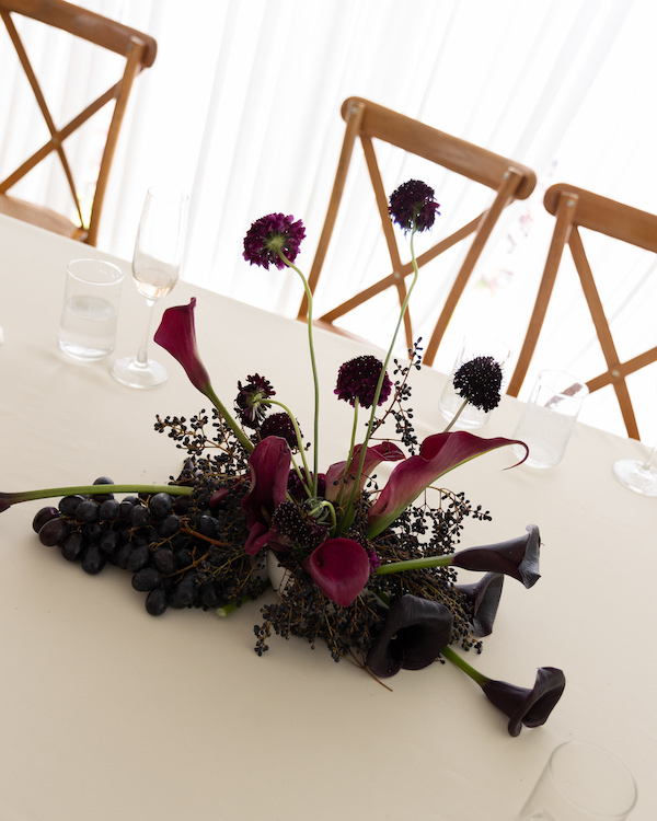 Chic Bangkok Wedding | Gorgeous Blueberry Wedding Cake