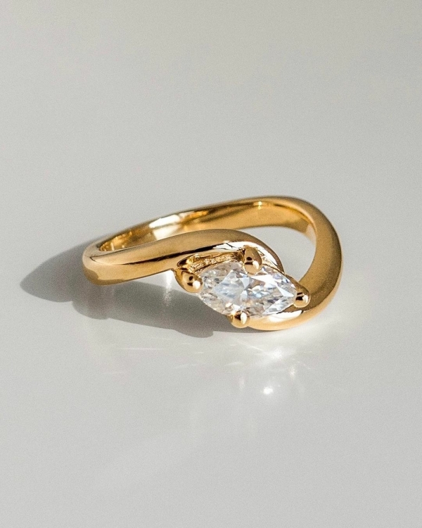 East-West Engagement Rings