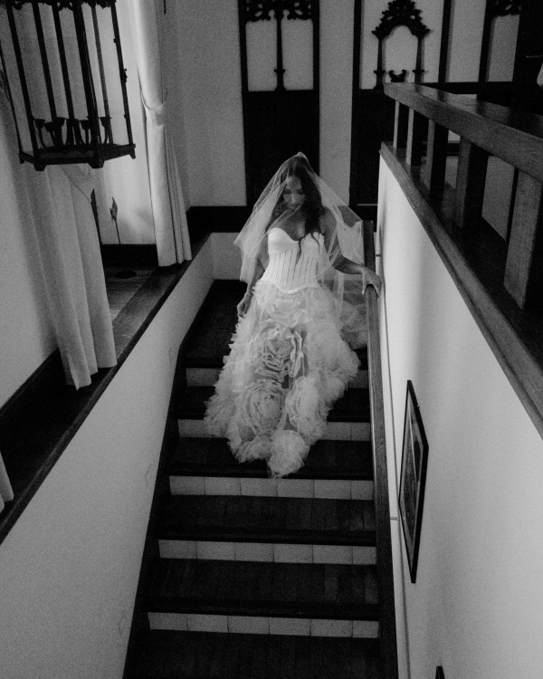 A High Fashion Wedding Laced with Red Roses on the Amalfi Coast, Italy