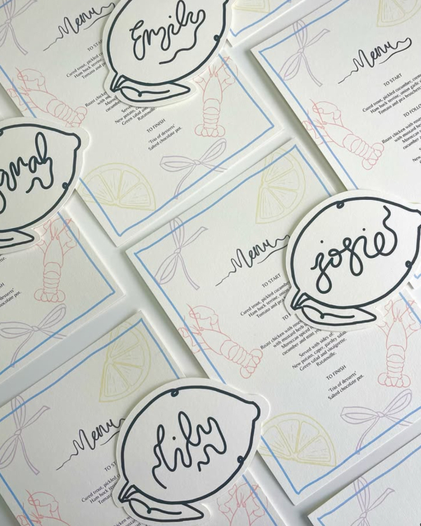 30 Creative Place Card Ideas for Summer Weddings & Events