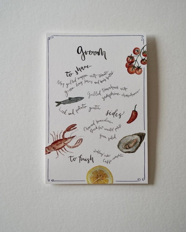 30 Fresh & Stylish Wedding Menu Designs Perfect for Summer