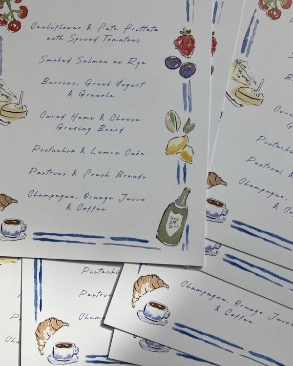 30 Fresh & Stylish Wedding Menu Designs Perfect for Summer