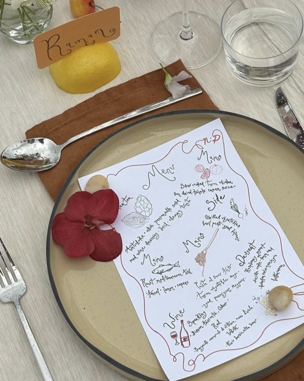 30 Fresh & Stylish Wedding Menu Designs Perfect for Summer