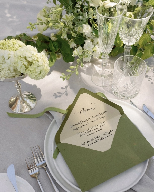 30 Fresh & Stylish Wedding Menu Designs Perfect for Summer