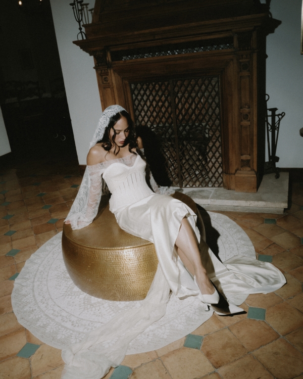 A High Fashion Wedding Laced with Red Roses on the Amalfi Coast, Italy