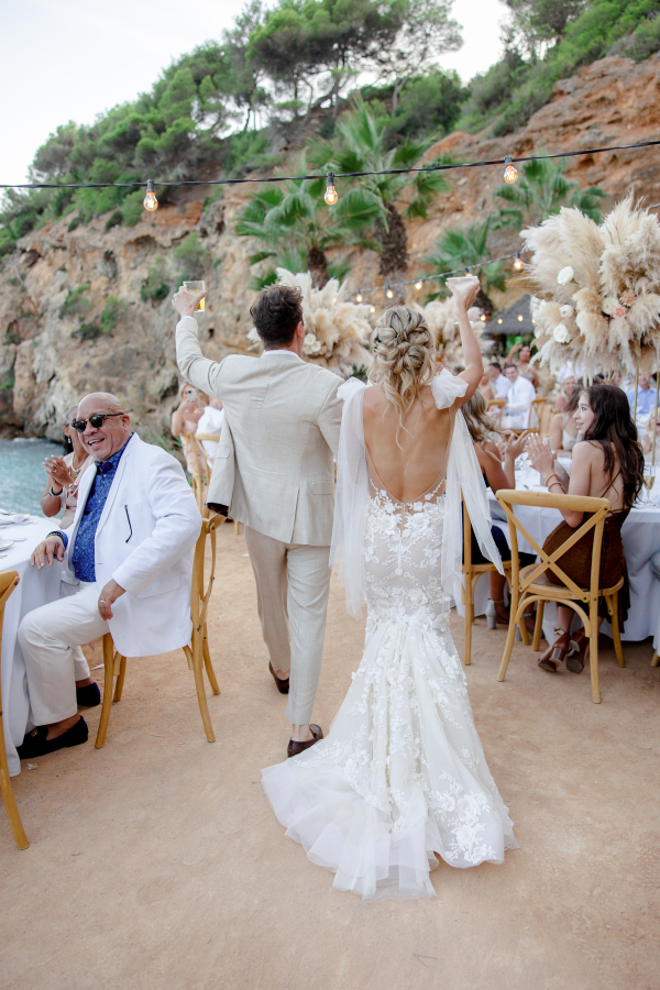 Wedding in Ibiza | Wedding at Amante Ibiza Restaurant in Boho Style