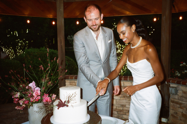 Intimate garden wedding in Southern California