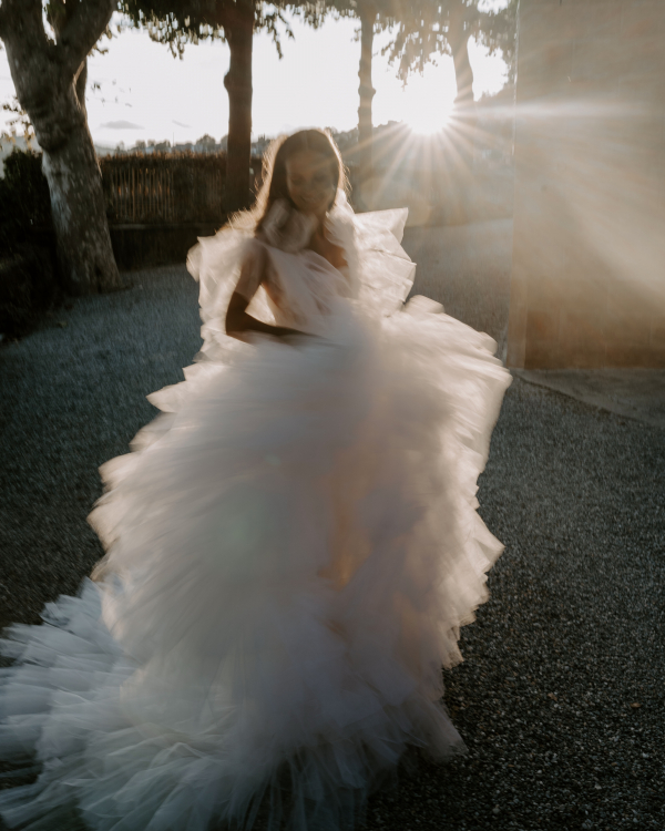 Real Wedding in Walled Garden in England