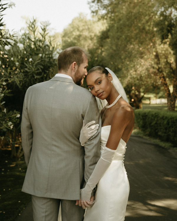 Intimate garden wedding in Southern California