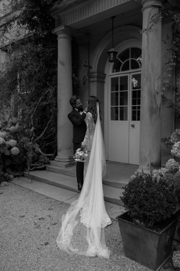 Real Wedding in Walled Garden in England