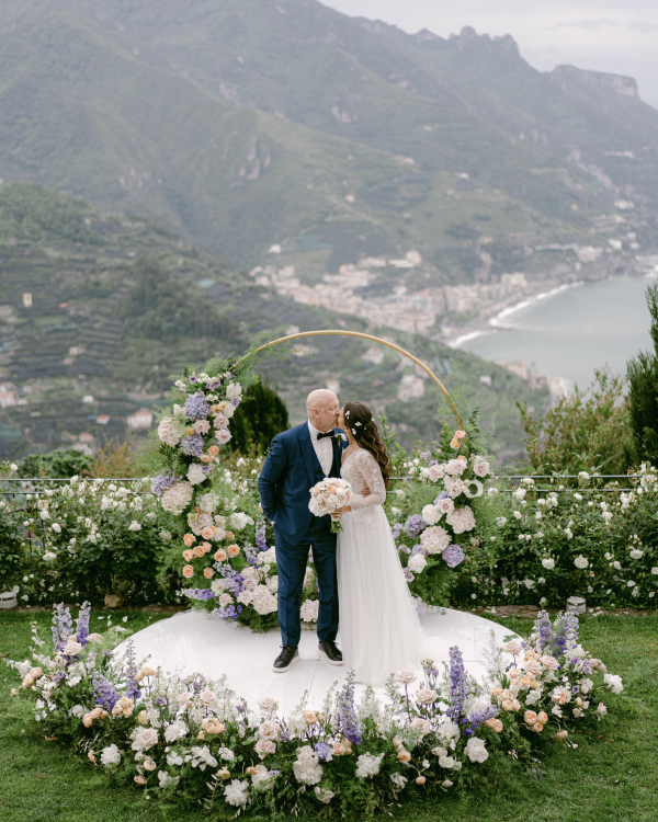 Luxury Wedding at the Belmond Hotel Caruso on the Amalfi Coast | Oxana & Michael Marriage Ceremony