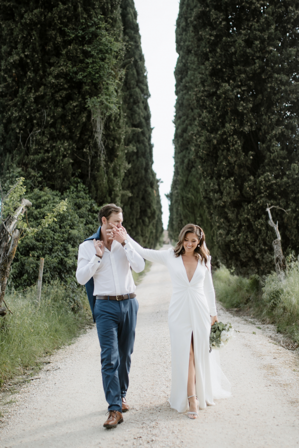 Elopement Wedding Ceremony in Orvieto | Hannah and Ian Inspiring Wedding