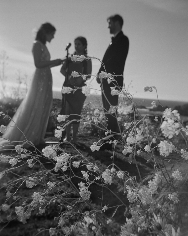 An Elegant Wildflower Wedding with Breathtaking Ocean Views