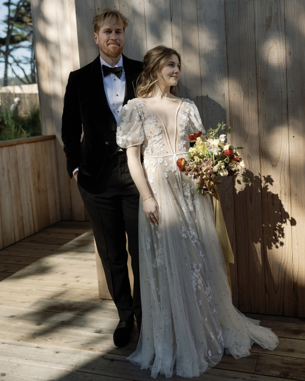 An Elegant Wildflower Wedding with Breathtaking Ocean Views