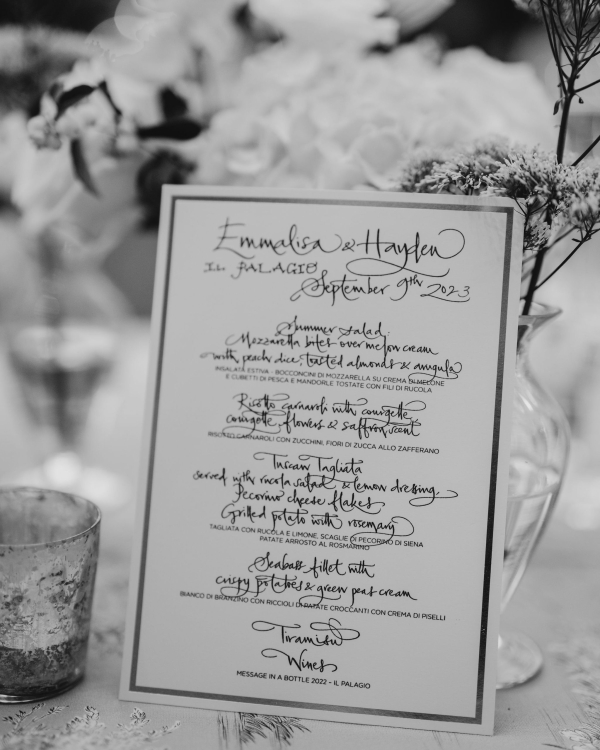 A Classic and Elegant Celebration in Italy