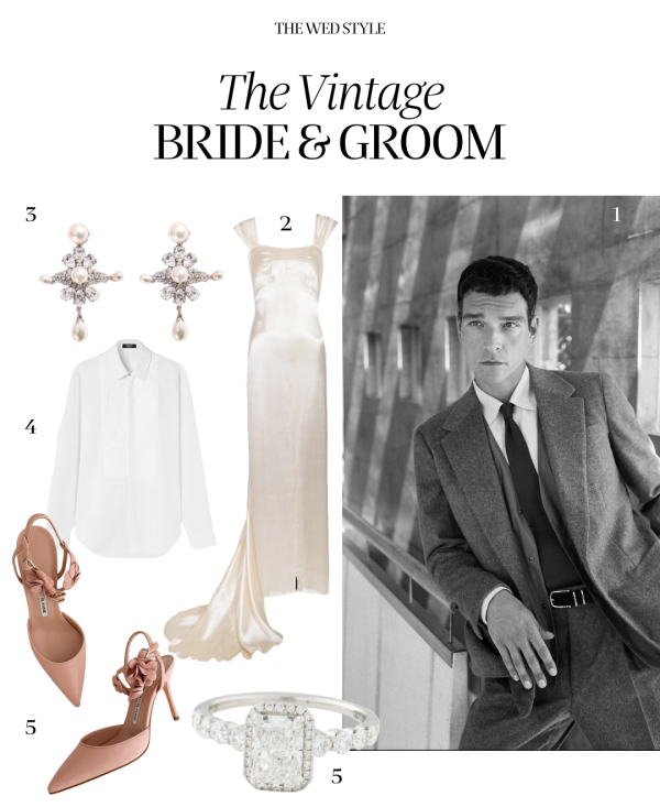 THE WED Style: Vintage Bride & Groom Looks