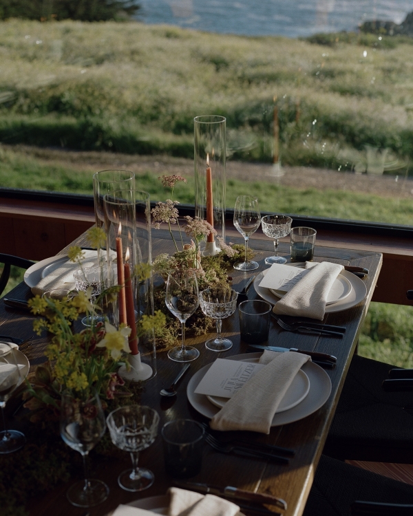 An Elegant Wildflower Wedding with Breathtaking Ocean Views