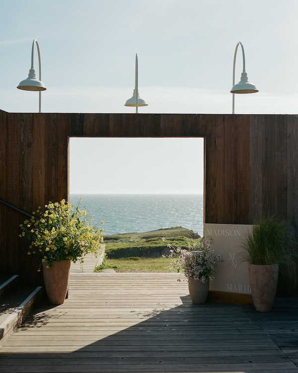An Elegant Wildflower Wedding with Breathtaking Ocean Views
