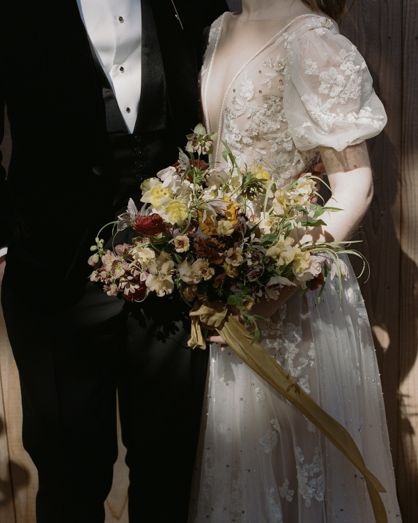An Elegant Wildflower Wedding with Breathtaking Ocean Views